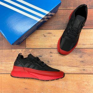 Adidas Men's ZX 2K Boost Black/Red Running Shoes